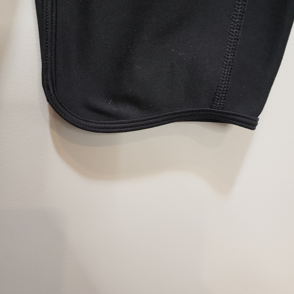 Nike Dri-fit Running Capri Leggings Black/Blue Sz. SM - Picture 4 of 15
